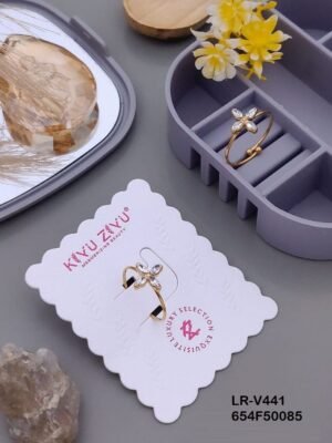 LR-V441 Anti-Tarnish Stainless Steel Free Size Rings