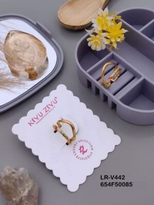 LR-V442 Anti-Tarnish Stainless Steel Free Size Rings