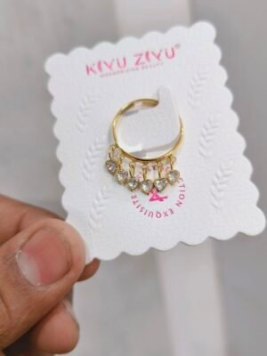 LR-V448 Anti-Tarnish Stainless Steel Free Size Rings