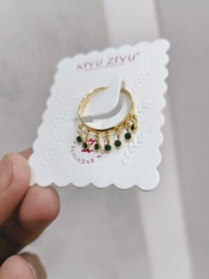 LR-V453 Anti-Tarnish Stainless Steel Free Size Rings