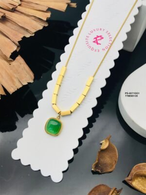 PS-4071GG1 Anti-Tarnish Stainless Steel Necklace