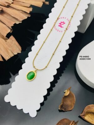 PS-4466G Anti-Tarnish Stainless Steel Necklace