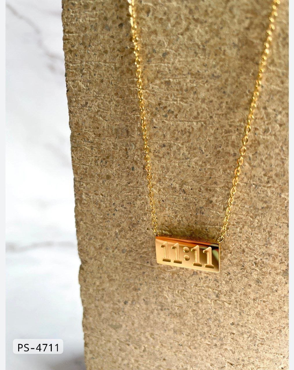 PS-4711 Anti-Tarnish Stainless Steel Necklace