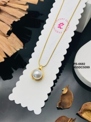 PS-6682 Anti-Tarnish Stainless Steel Necklace