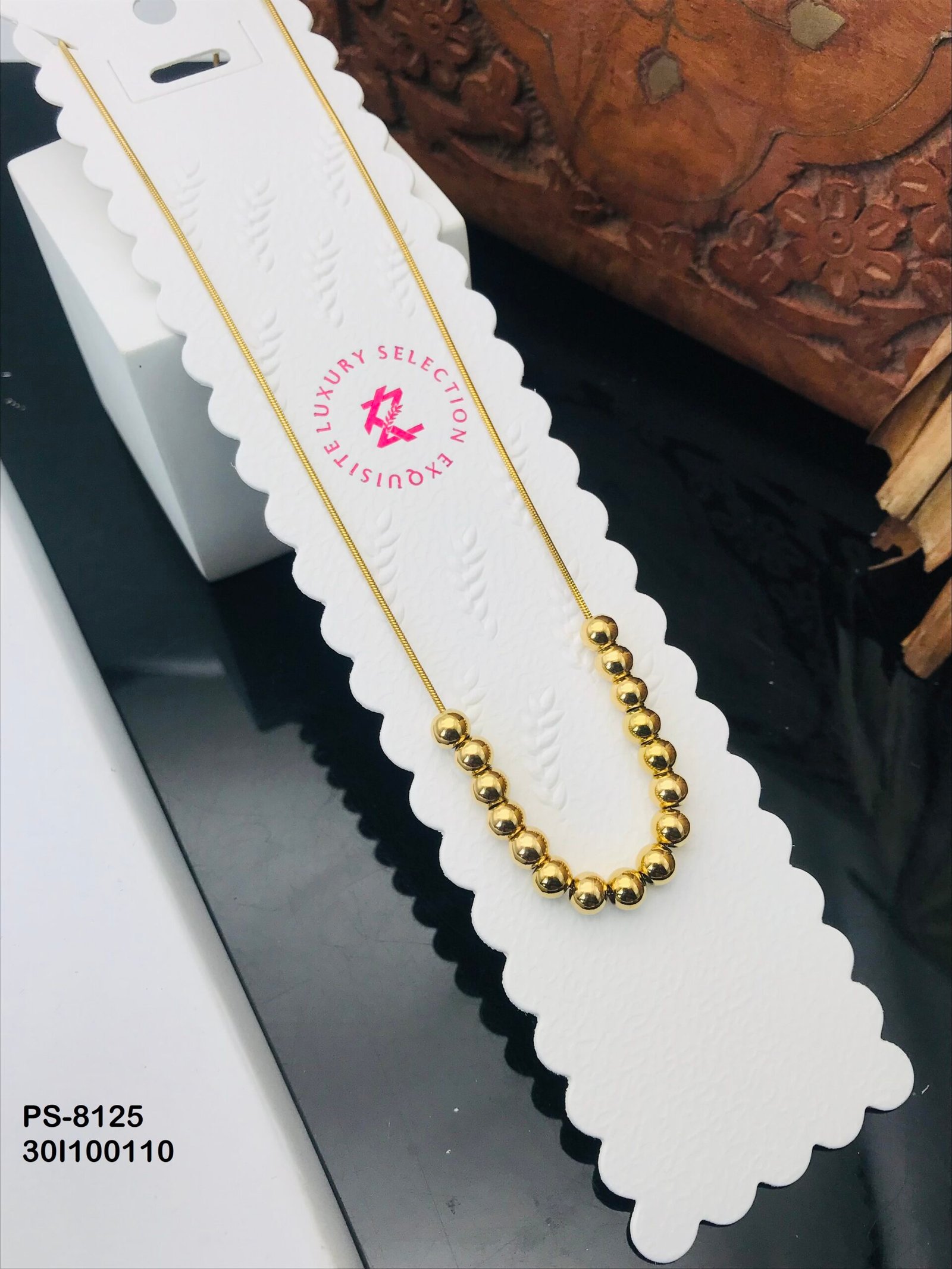 PS-8125 Anti-Tarnish Stainless Steel Necklace Tested - Image 2