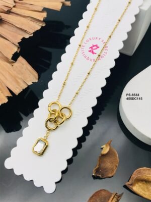 PS-8533 Anti-Tarnish Stainless Steel Necklace