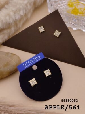 APPLE-561 Anti Tarnish Impoted Gold Plated  STUDS