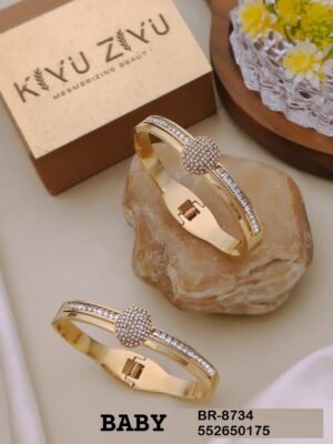 BB-8734 Anti-Tarnish Stainless Steel Bracelet Baby Size