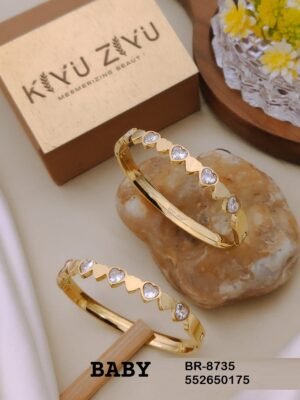 BB-8735 Anti-Tarnish Stainless Steel Bracelet Baby Size