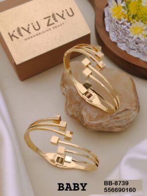 BB-8739 Anti-Tarnish Stainless Steel Bracelet Baby Size