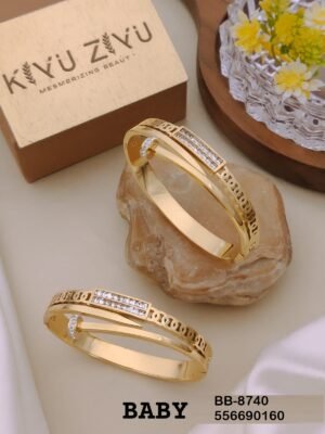 BB-8740 Anti-Tarnish Stainless Steel Bracelet Baby Size