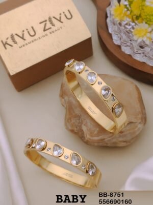 BB-8751 Anti-Tarnish Stainless Steel Bracelet Baby Size