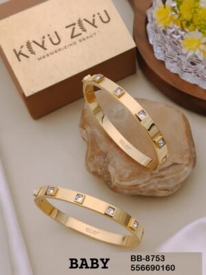 BB-8753 Anti-Tarnish Stainless Steel Bracelet Baby Size