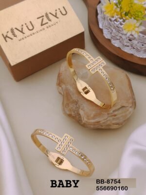 BB-8754 Anti-Tarnish Stainless Steel Bracelet Baby Size