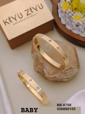 BB-8756 Anti-Tarnish Stainless Steel Bracelet Baby Size