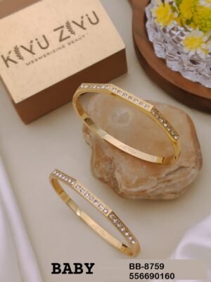 BB-8759 Anti-Tarnish Stainless Steel Bracelet Baby Size