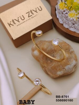 BB-8761 Anti-Tarnish Stainless Steel Bracelet Baby Size