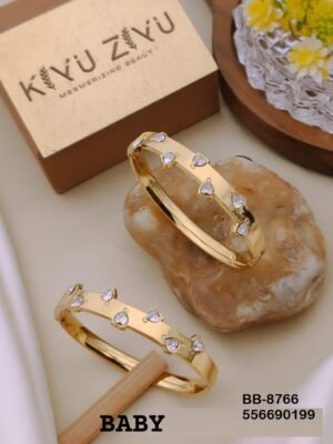 BB-8766 Anti-Tarnish Stainless Steel Bracelet Baby Size