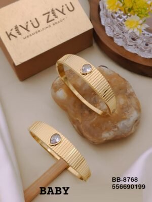 BB-8768 Anti-Tarnish Stainless Steel Bracelet Baby Size