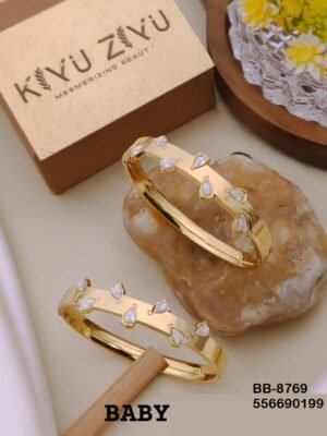 BB-8769 Anti-Tarnish Stainless Steel Bracelet Baby Size