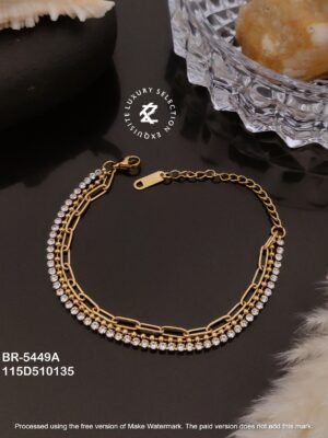 BR-5469A Anti-Tarnish Stainless Steel Chain Bracelet Chain Bracelets