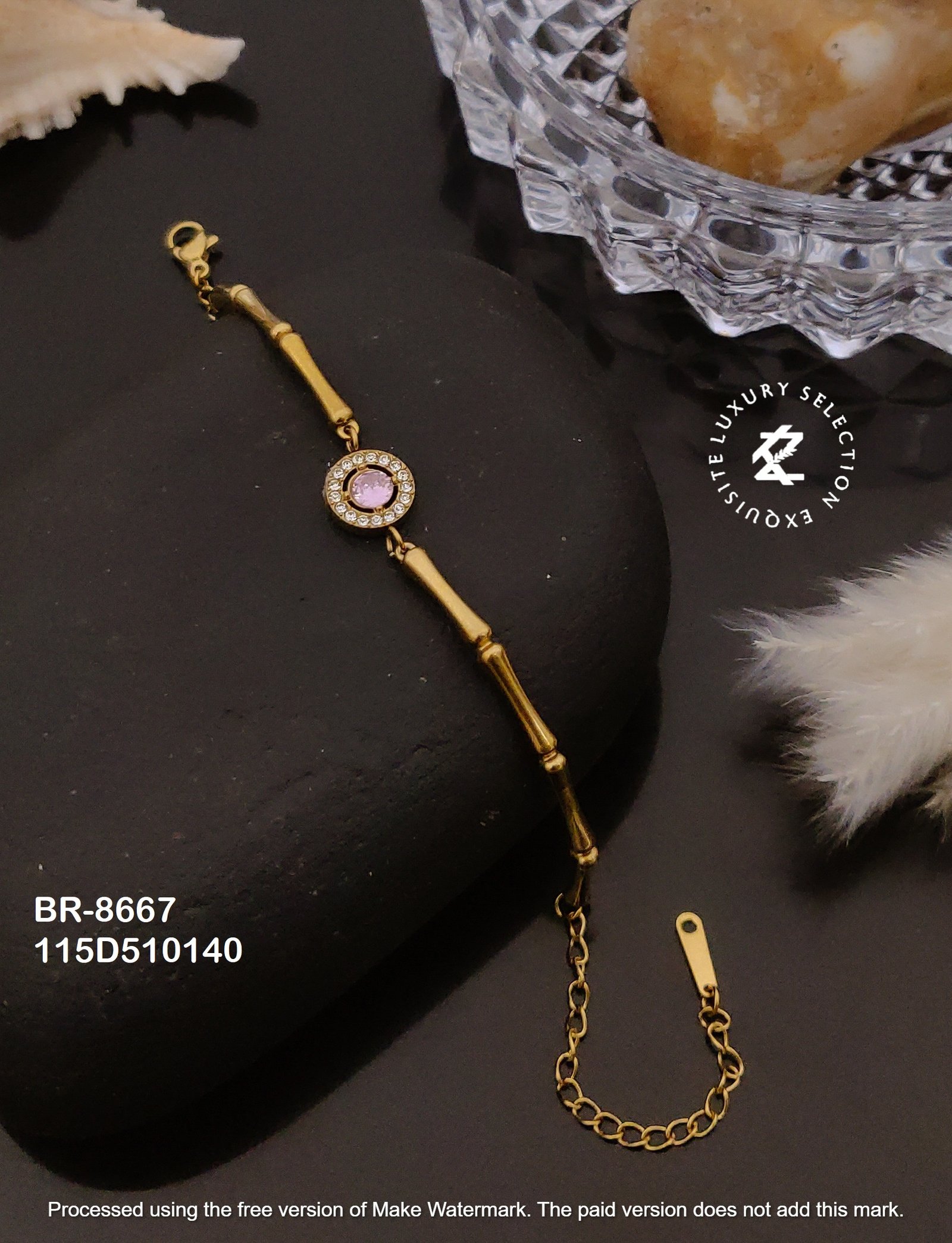 BR-8667 Anti-Tarnish Stainless Steel Chain Bracelet Chain Bracelets