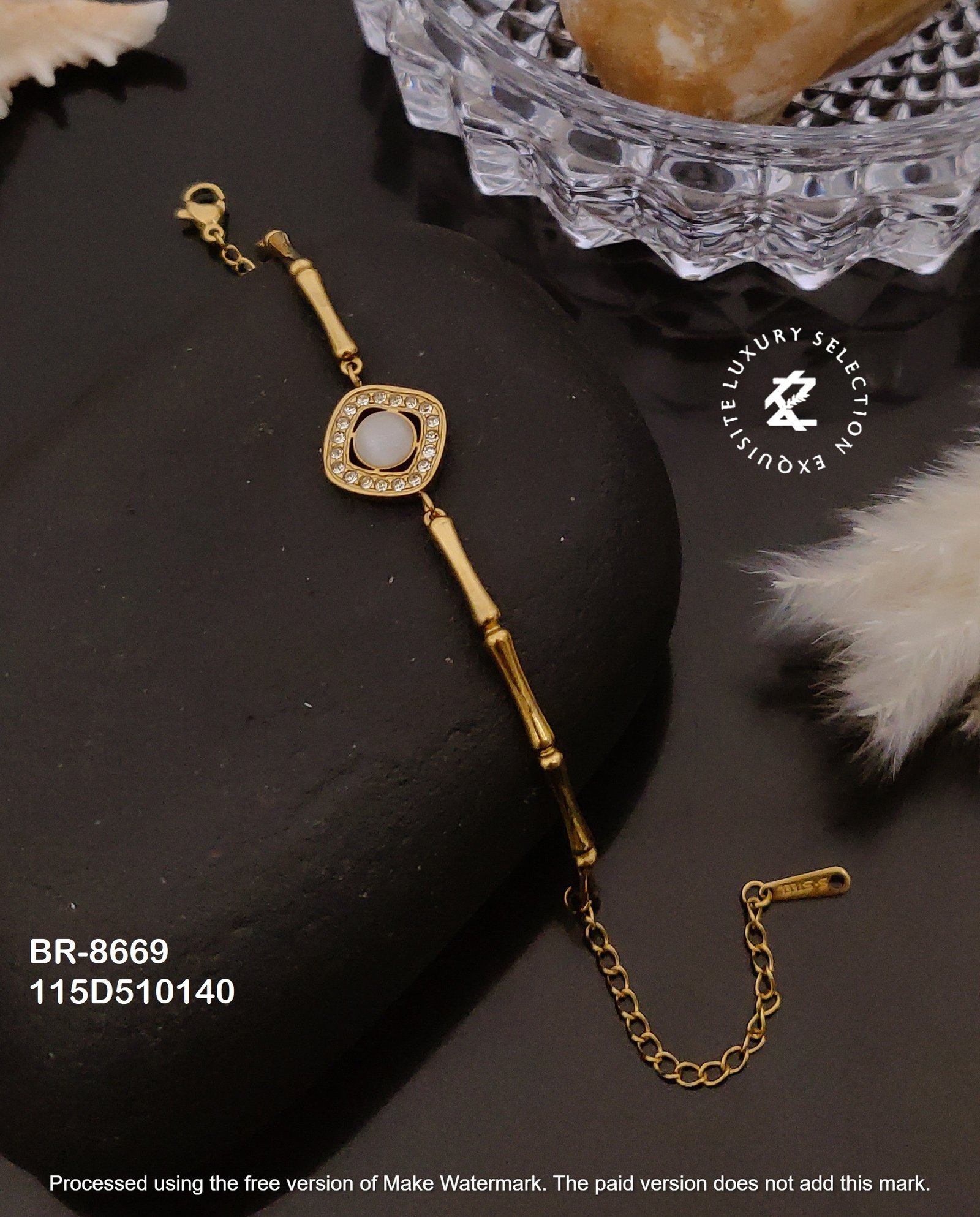 BR-8669 Anti-Tarnish Stainless Steel Chain Bracelet Chain Bracelets