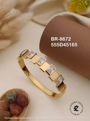 BR-8672 Anti-Tarnish Stainless Steel Bracelet KADA