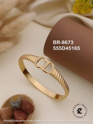 BR-8673 Anti-Tarnish Stainless Steel Bracelet KADA