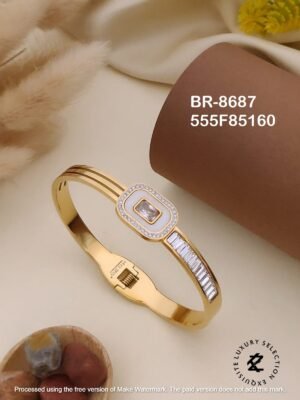 BR-8687 Anti-Tarnish Stainless Steel Bracelet KADA