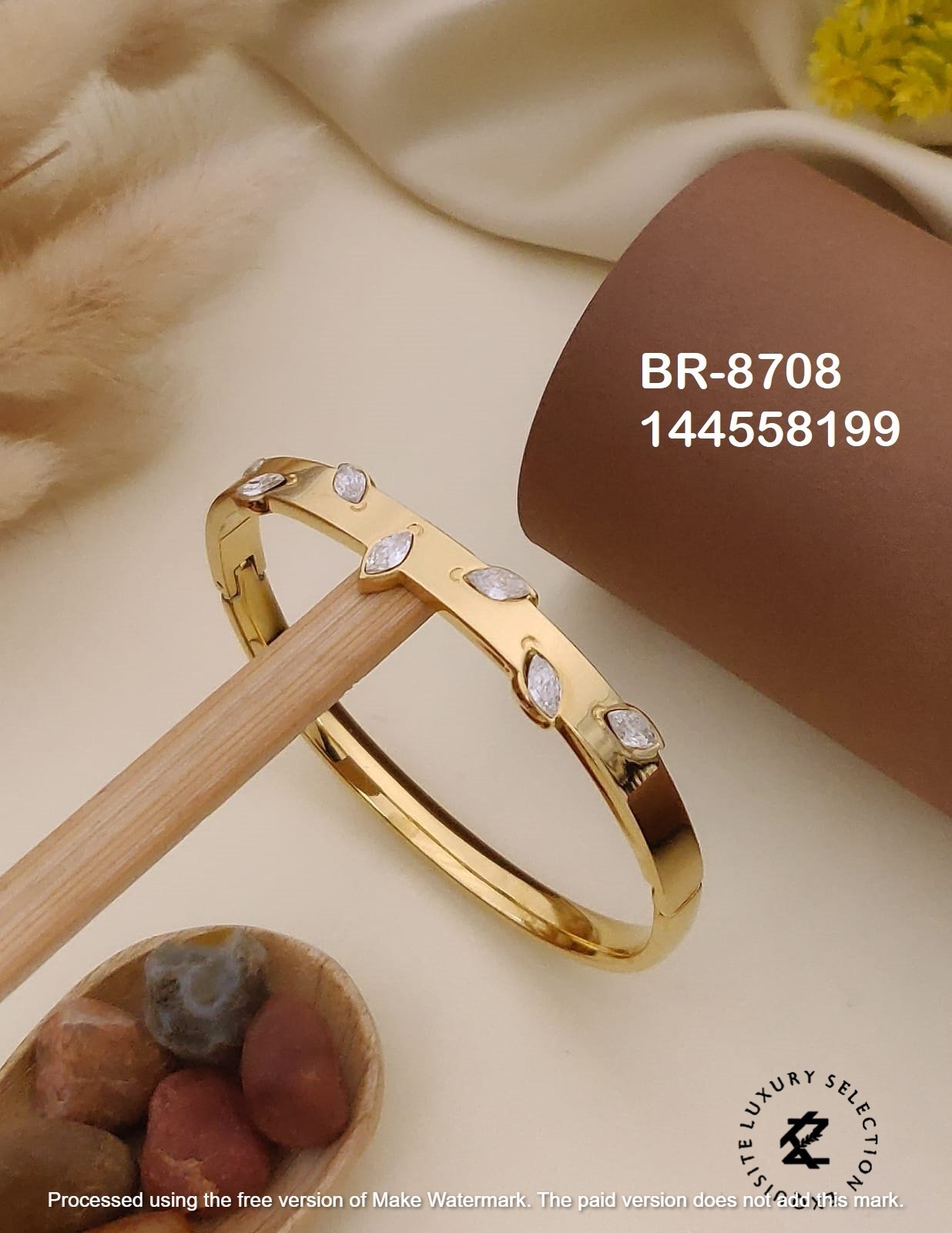 BR-8708 Anti-Tarnish Stainless Steel Bracelet KADA