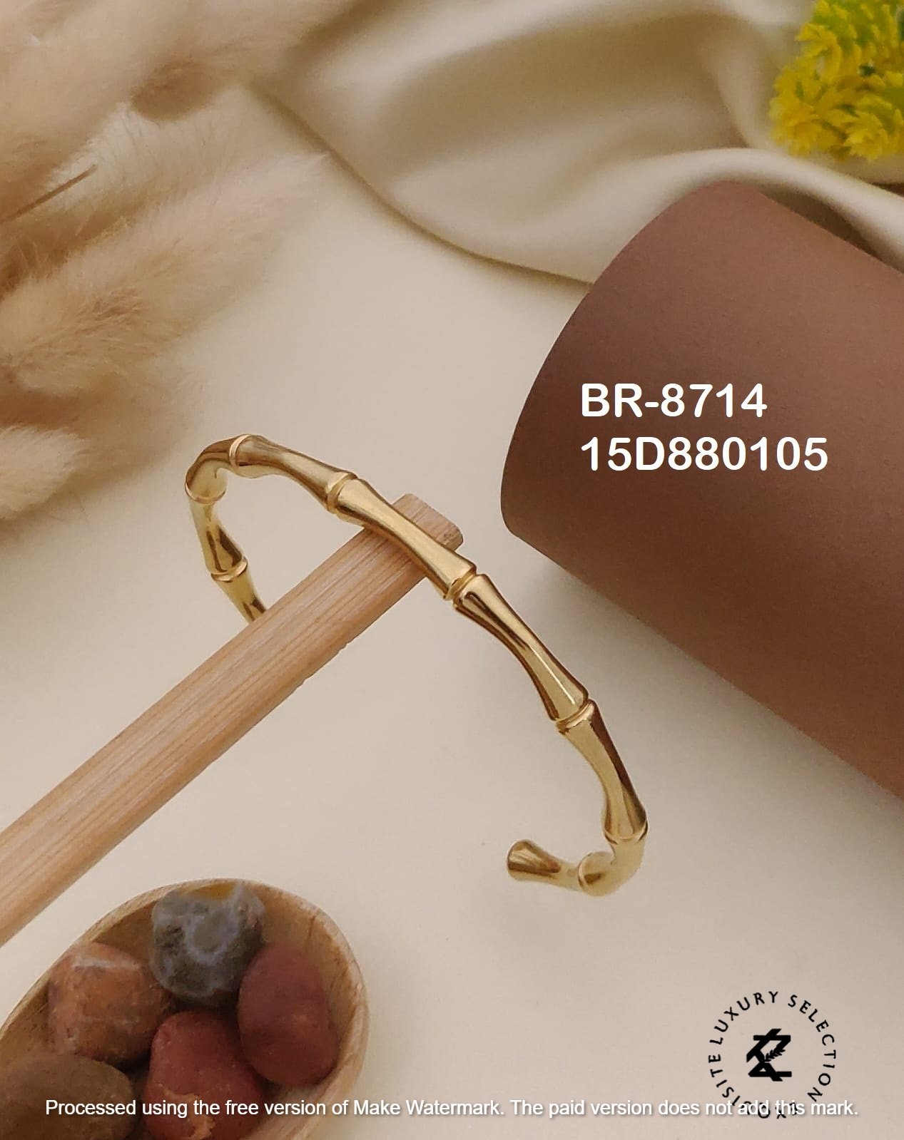 BR-8714 Anti-Tarnish Stainless Steel Bracelet KADA