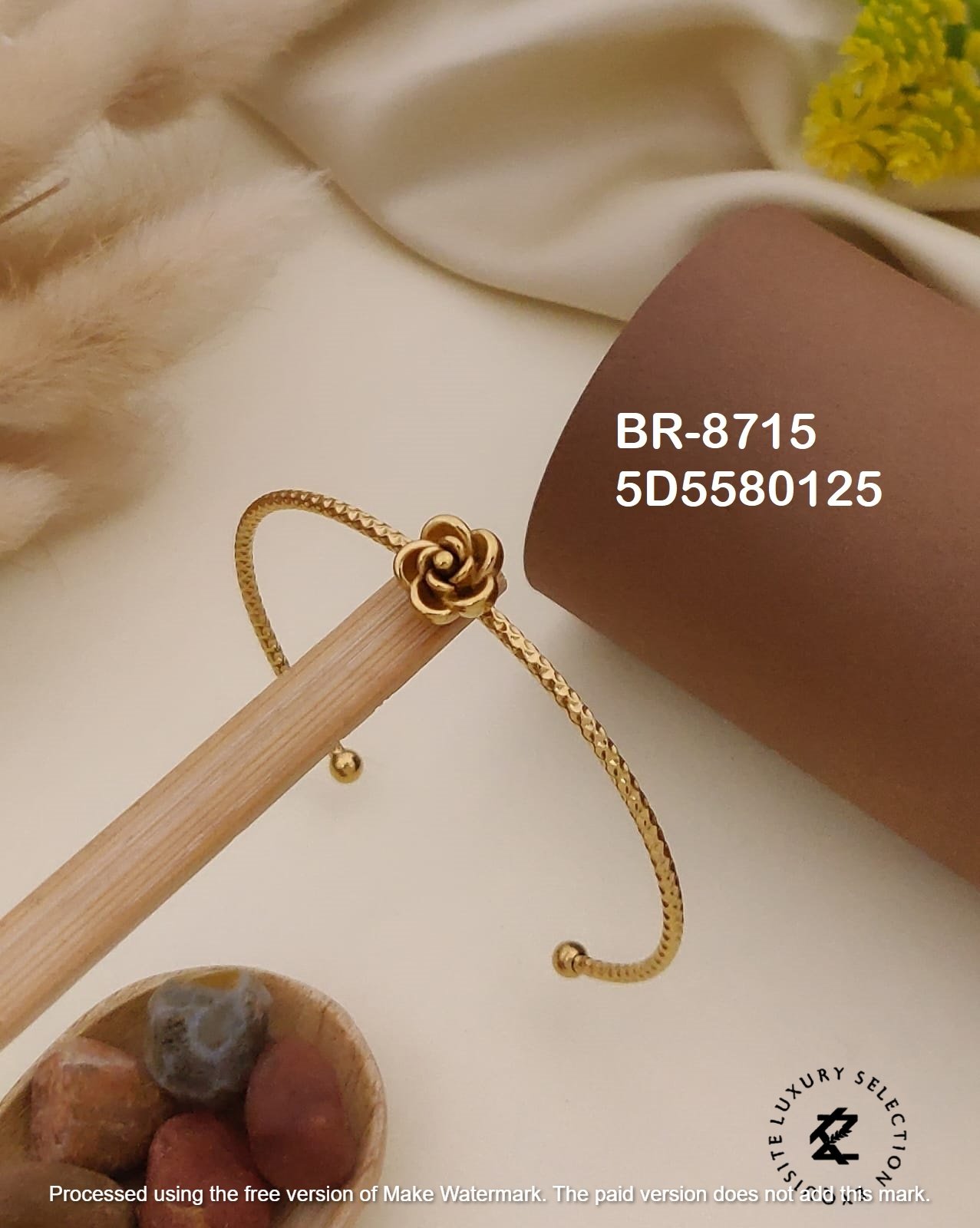 BR-8715 Anti-Tarnish Stainless Steel Bracelet KADA