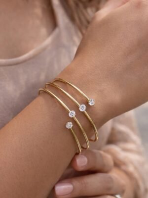 BR-8719 Anti-Tarnish Stainless Steel Bracelet KADA