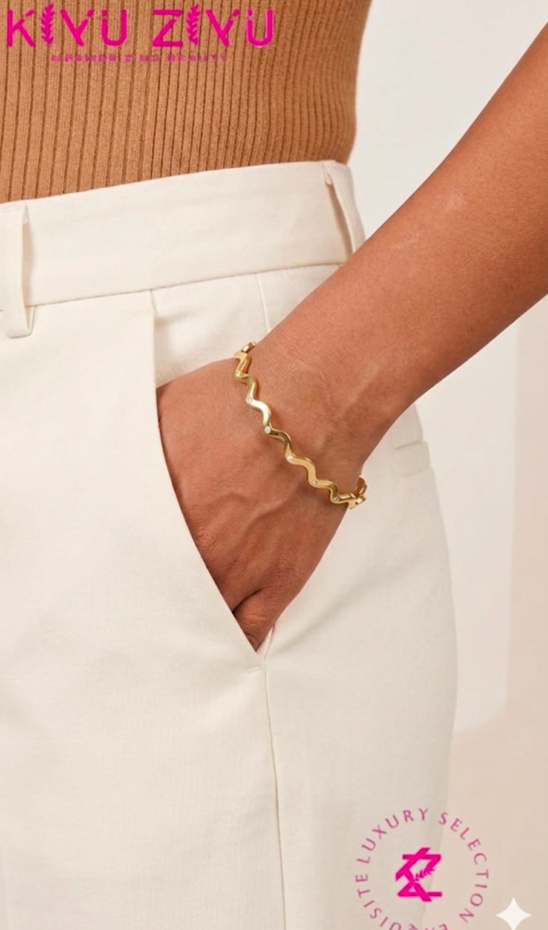 BR-8723 Anti-Tarnish Stainless Steel Bracelet KADA