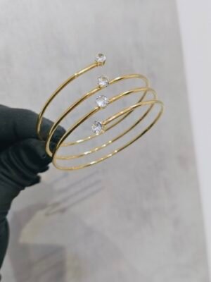BR-8915 Anti-Tarnish Stainless Steel Gold Plated KADA