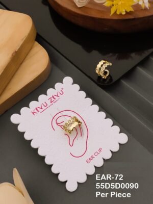 EAR-72 Anti-Tarnish Stainless Steel Ear Cuffs