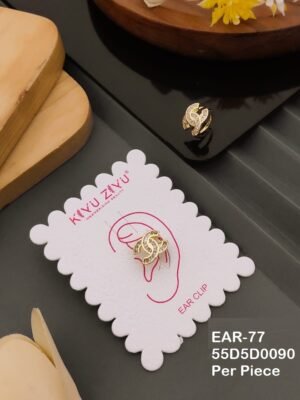 EAR-77 Anti-Tarnish Imported Brass Ear Cuffs
