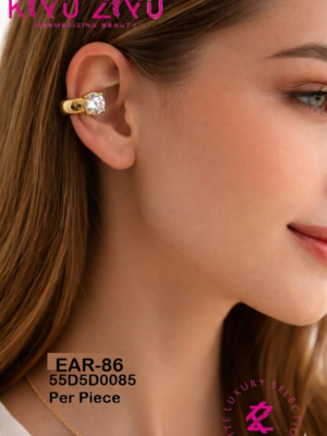 EAR-86 Anti-Tarnish Stainless Steel Ear Cuffs