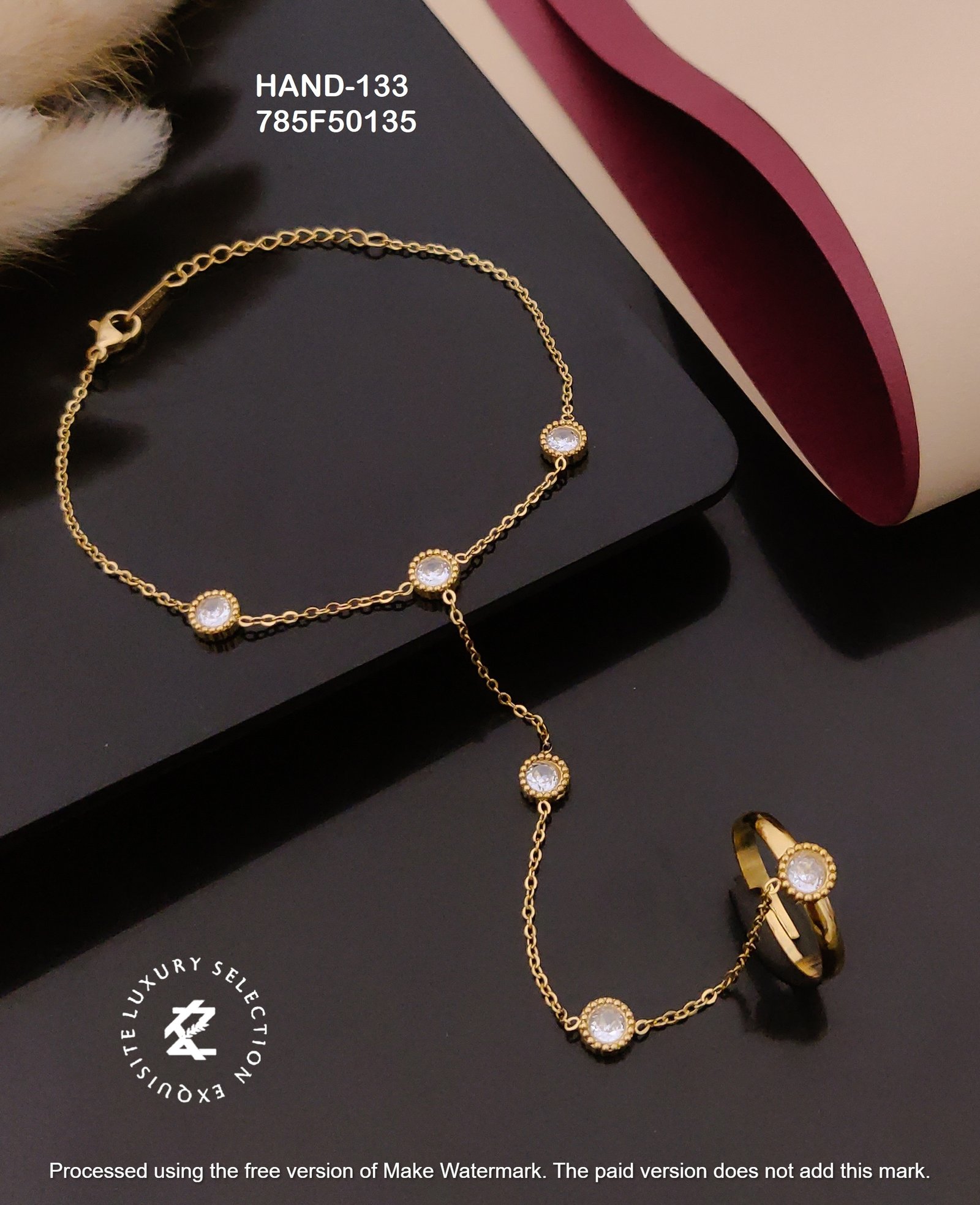 HAND-133 Anti-Tarnish Stainless Steel Hand Chain Hand Chain