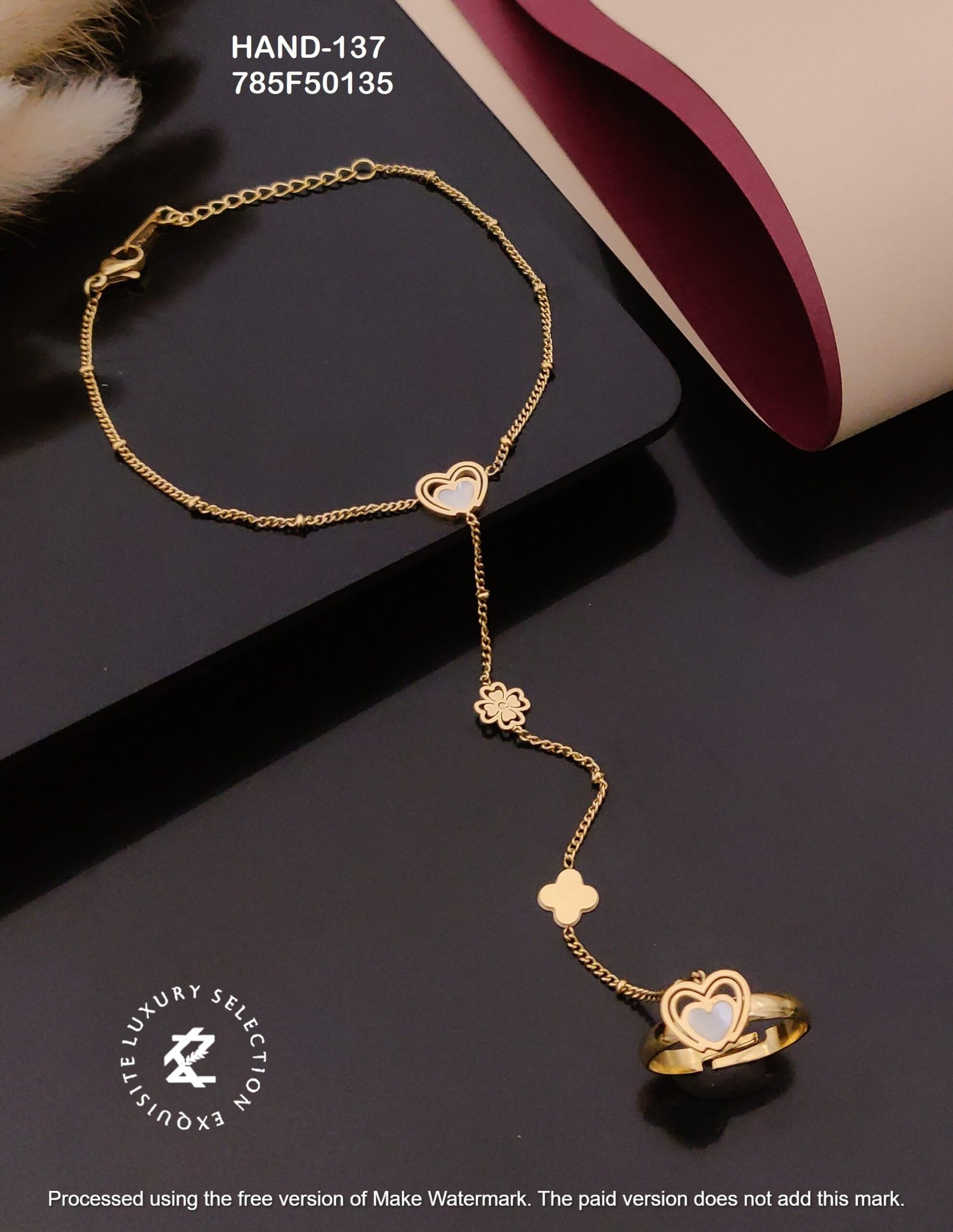 HAND-137 Anti-Tarnish Stainless Steel Hand Chain Hand Chain