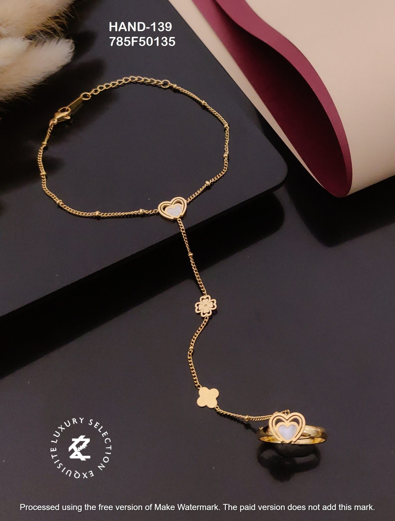 HAND-139 Anti-Tarnish Stainless Steel Hand Chain Hand Chain