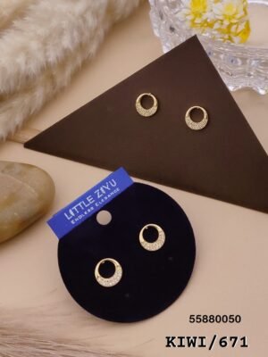 KIWI-671 Anti Tarnish Impoted Gold Plated  STUDS