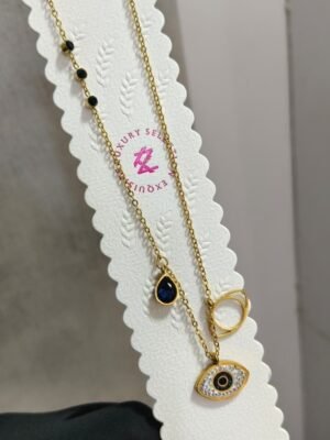 PS-2485G Anti-Tarnish Stainless Steel Chain Necklace Necklace