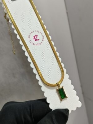 PS-3818GG1 Anti-Tarnish Stainless Steel Chain Necklace Necklace