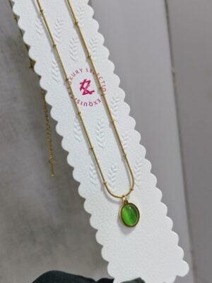 PS-4466G1 Anti-Tarnish Stainless Steel Chain Necklace Necklace