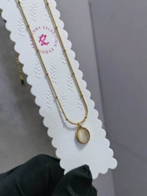 PS-4466W1 Anti-Tarnish Stainless Steel Chain Necklace Necklace