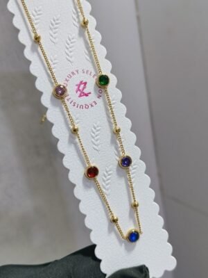 PS-8681 Anti-Tarnish Stainless Steel Chain Necklace Necklace