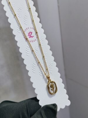 PS-8682 Anti-Tarnish Stainless Steel Chain Necklace Necklace