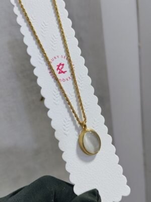 PS-8691 Anti-Tarnish Stainless Steel Chain Necklace Necklace